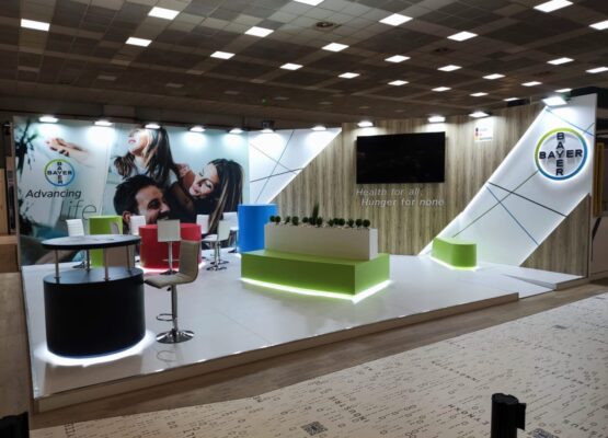 Εκθεσιακό περίπτερο Bayer στη Διεθνή Έκθεση Θεσσαλονίκης 2024 – κατασκευή Kornel Expo